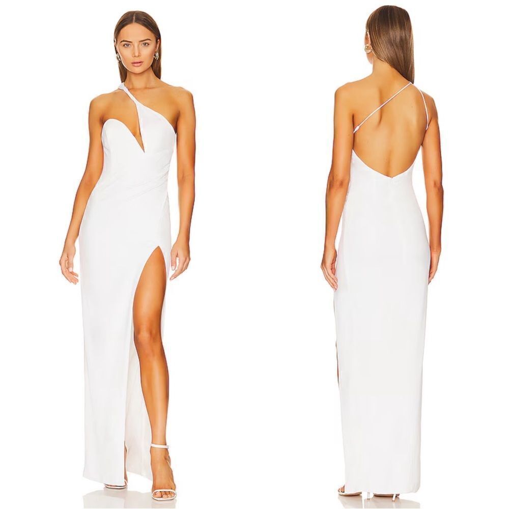 Katie May Brittany Gown in Silver Dusted Ivory